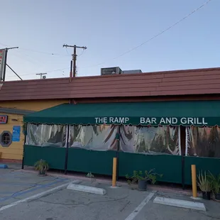 Outside and patio area