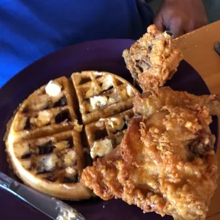 Fried Chicken and Waffle