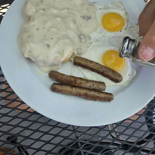 Southern sunrise with sausage