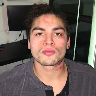 This is what happens when you accidentally open an unmarked door at the Ranch. 8 against 1, thrown out in the back ally.