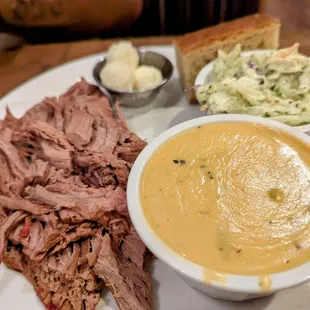 Small lunch plate $10 + $1 queso