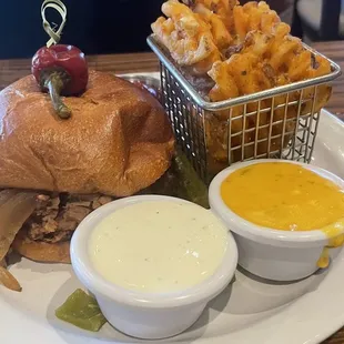 Chopped Brisket Sandwich