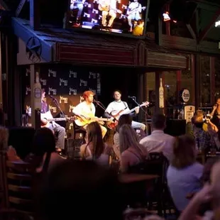 Live entertainment on The Porch.