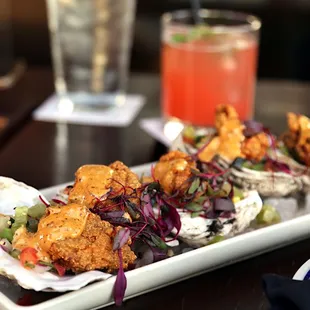 Cornmeal Fried Texas Gulf Oysters...