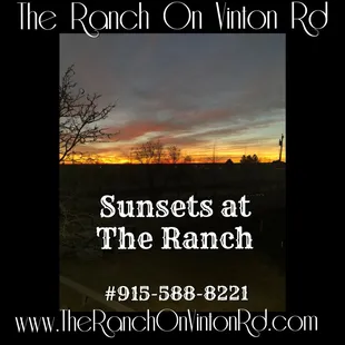 The Ranch On Vinton Rd #915-588-8221 Weddings and Events. #Airbnb #TexasSunset #DestinationWedding