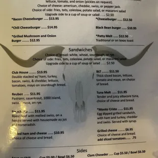 Page two menu
