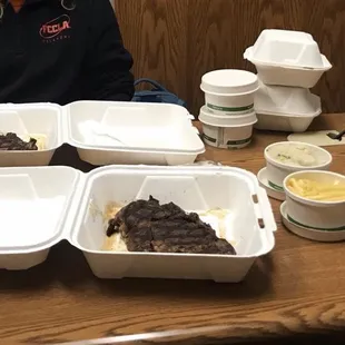 Steak, RC Mac 'N' Cheese