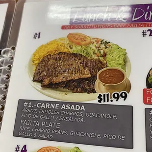 Carne asada plate for $12 bucks in this economy? Not bad