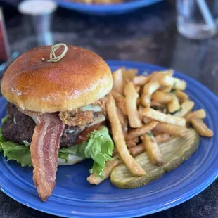BCB Burger and Truffle fries