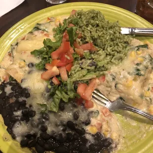 Spinach Enchiladas