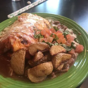 Green Breakfast Burrito