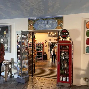 Entry to the gift shop area