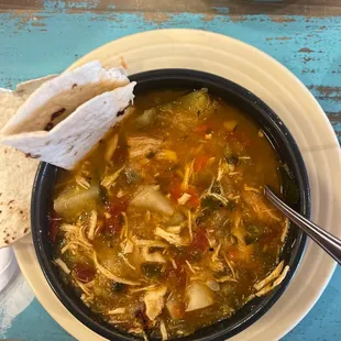 Green Chile Chicken Stew