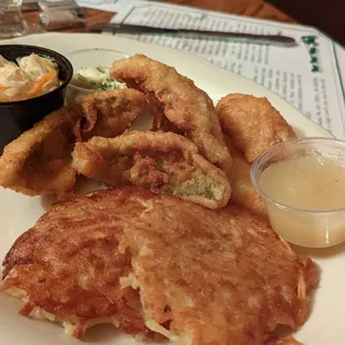 a plate of food