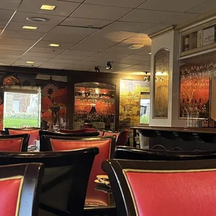 The downstairs bar / restaurant.