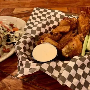 Cajun rub chicken wings