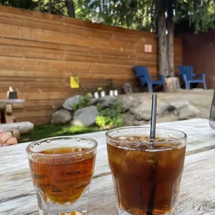 Double Woodinville and Short Jack n Coke