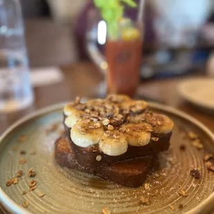 Tried a new menu item and the French toast was amazing! No need to add syrup or anything.