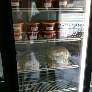 Pasta in the refrigerator