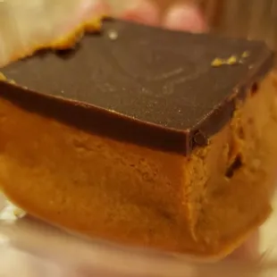 Chocolate sun butter bar ($4). Delicious.