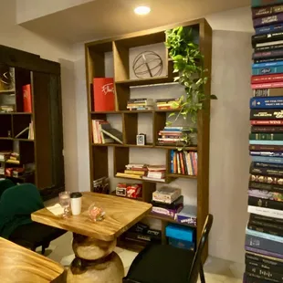 Cute little book nook.