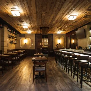 interior, sushi and sashimi