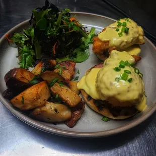 Crispy Eggs Benedict