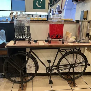 Super cute drink area