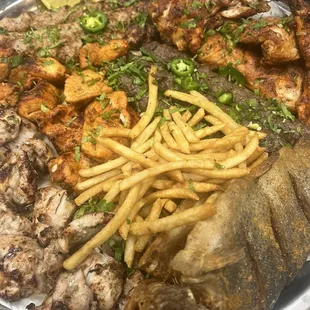 Combo 3 including fried Rainbow Trout