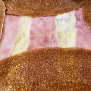 Ham Egg Cheese Galette