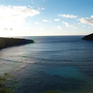 If you look closely, you can see the whale spray!