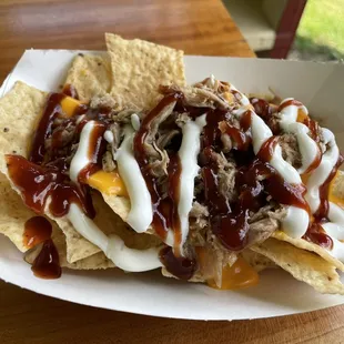 Pork nachos
