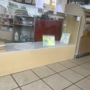 The front counter of real pie man
