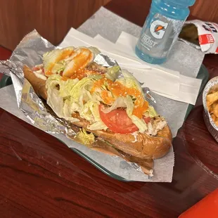 Chicken cheese steak.