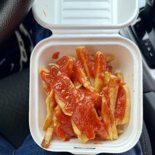 08-17-22 French Fries w/ salt, pepper, ketchup