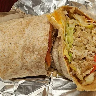 Chicken Cheesesteak Wrap