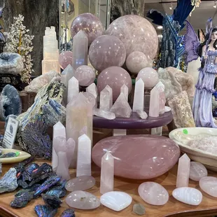 Rose Quartz set up