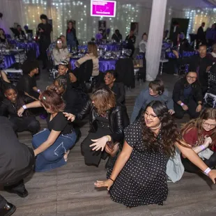 The dance floor was spacious and fun!
