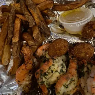 a plate of food