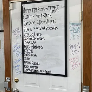 Daily lunch specials