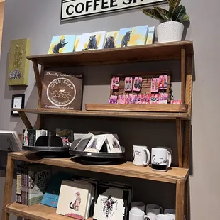 Decor- mugs, canvas, paintings cards, and other little knickknacks