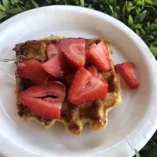 food, waffles
