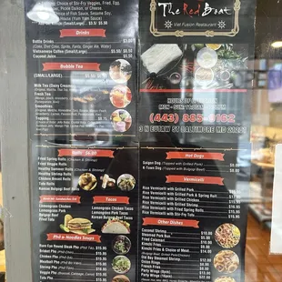 2024 Menu
