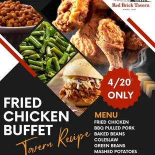 4/20/24 Only. Regular menu isn't available today.