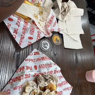 Ate and left no crumbs