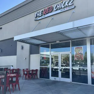 Exterior of restaurant
