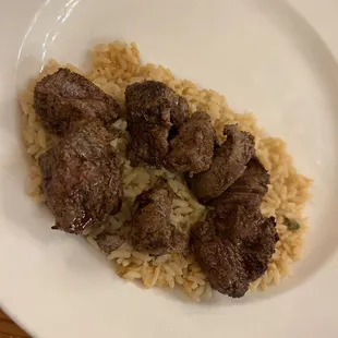 Beef Tips &amp; Rice