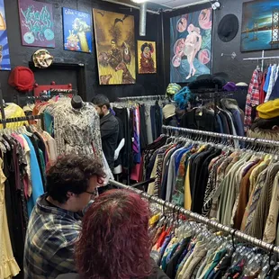 Vintage apparel, hats, gloves and lots more!