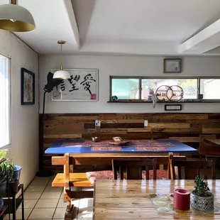 Inside seating