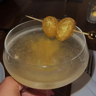 Golden martini